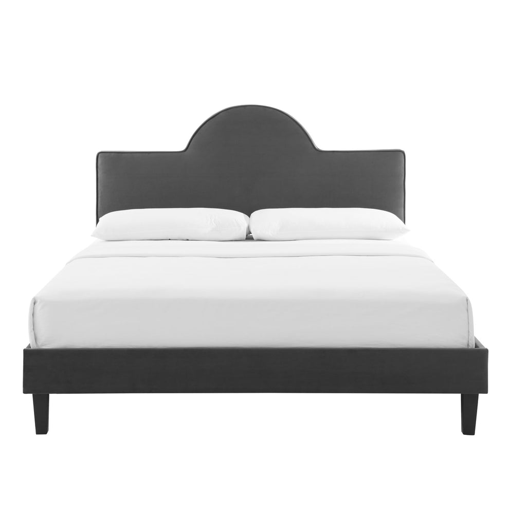 Soleil Performance Velvet King Bed By Modway - MOD-7035 | Beds | Modishstore - 5