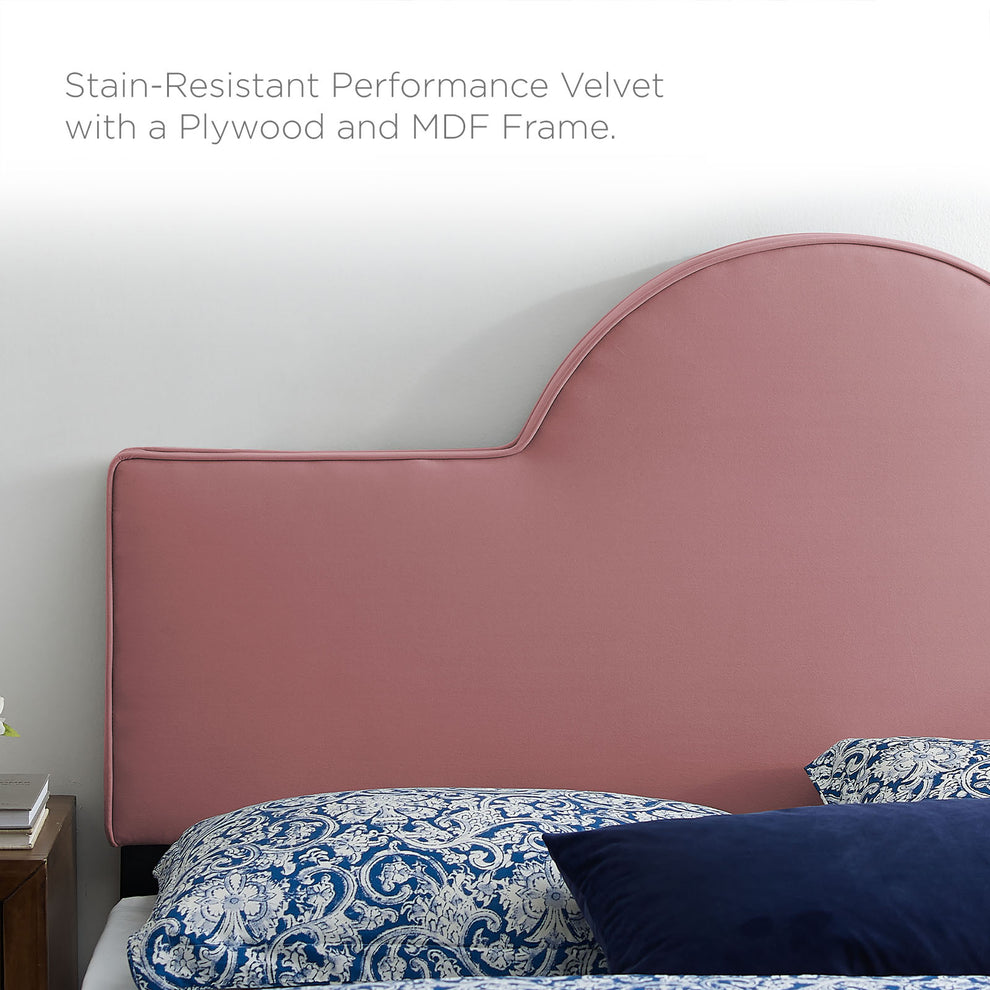 Soleil Performance Velvet King Bed By Modway - MOD-7035 | Beds | Modishstore - 17