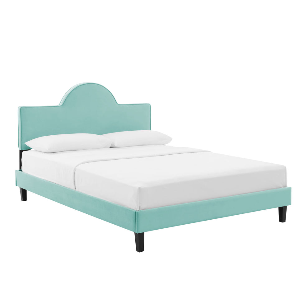 Soleil Performance Velvet King Bed By Modway - MOD-7035 | Beds | Modishstore - 28