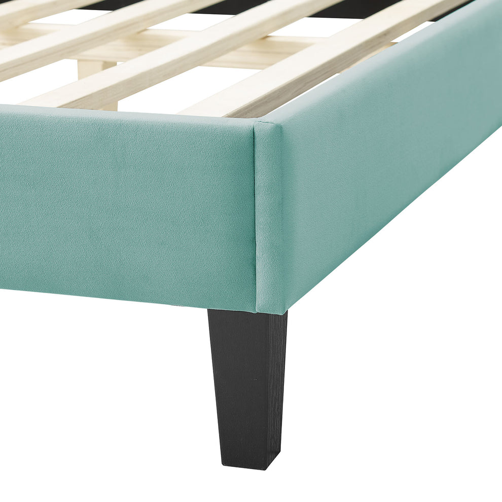Soleil Performance Velvet King Bed By Modway - MOD-7035 | Beds | Modishstore - 33