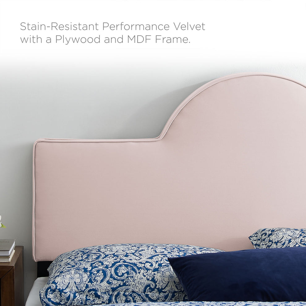 Soleil Performance Velvet King Bed By Modway - MOD-7035 | Beds | Modishstore - 53