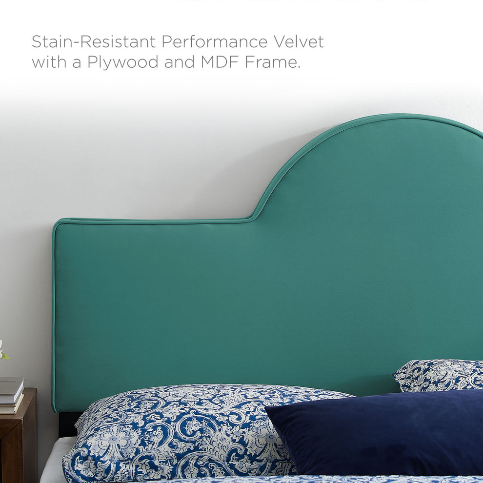 Soleil Performance Velvet King Bed By Modway - MOD-7035 | Beds | Modishstore - 62