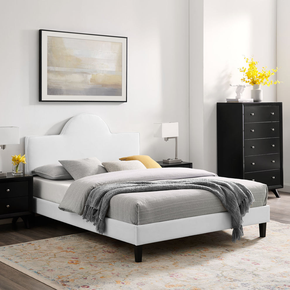 Soleil Performance Velvet King Bed By Modway - MOD-7035 | Beds | Modishstore - 65