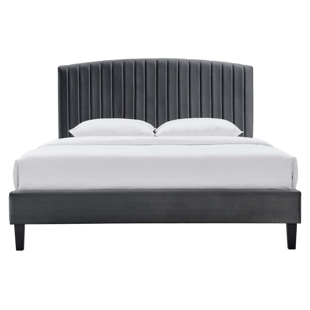 Alessi Performance Velvet Full Platform Bed By Modway - MOD-7037 | Beds | Modishstore - 3