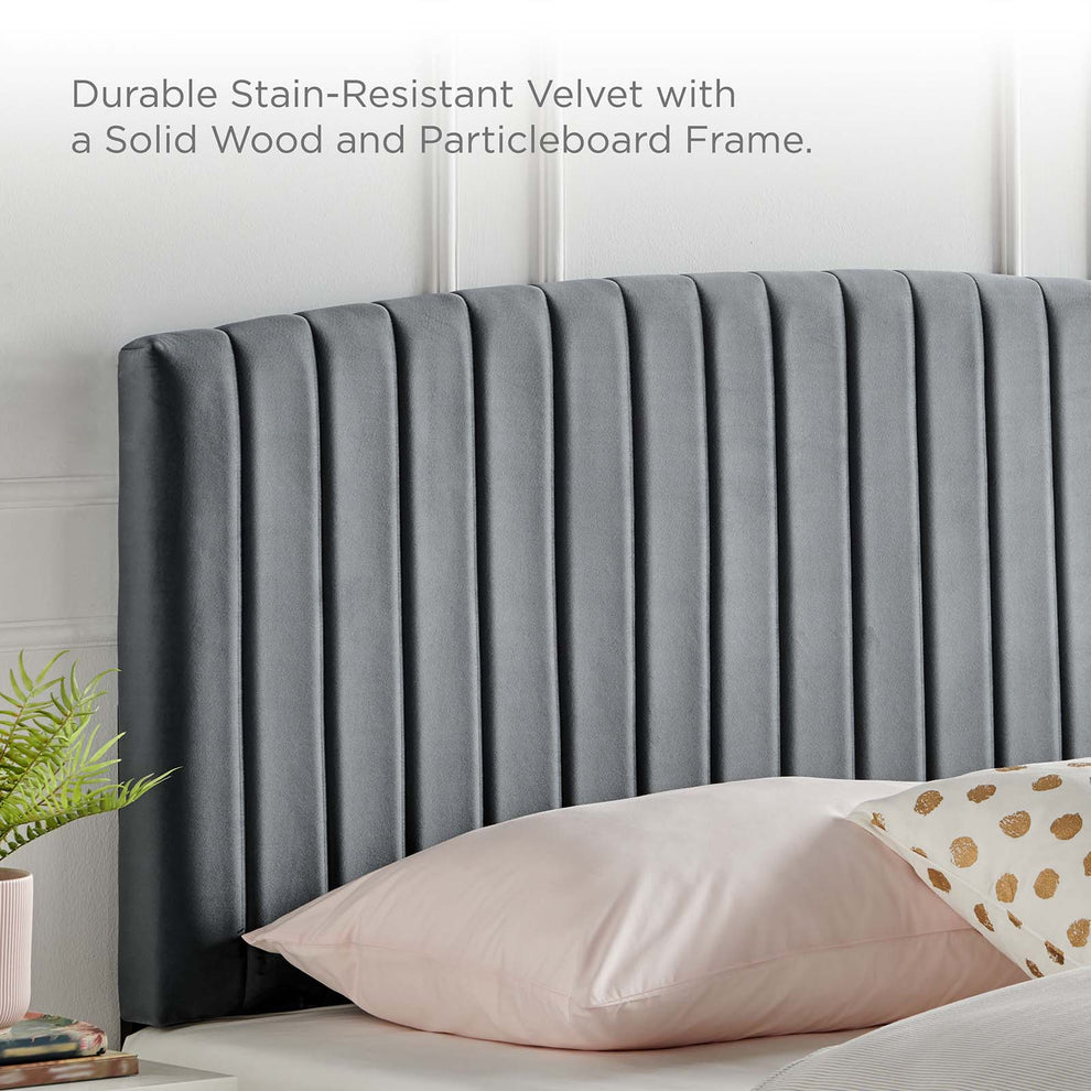 Alessi Performance Velvet Full Platform Bed By Modway - MOD-7037 | Beds | Modishstore - 5