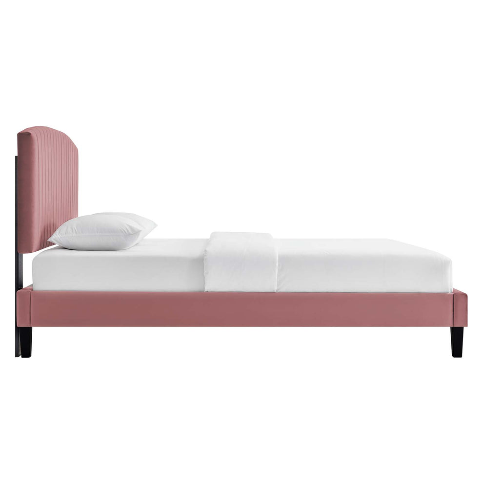Alessi Performance Velvet Full Platform Bed By Modway - MOD-7037 | Beds | Modishstore - 10