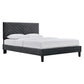 Roxanne Performance Velvet Full Platform Bed By Modway - MOD-7038-CHA | Beds |  Modishstore