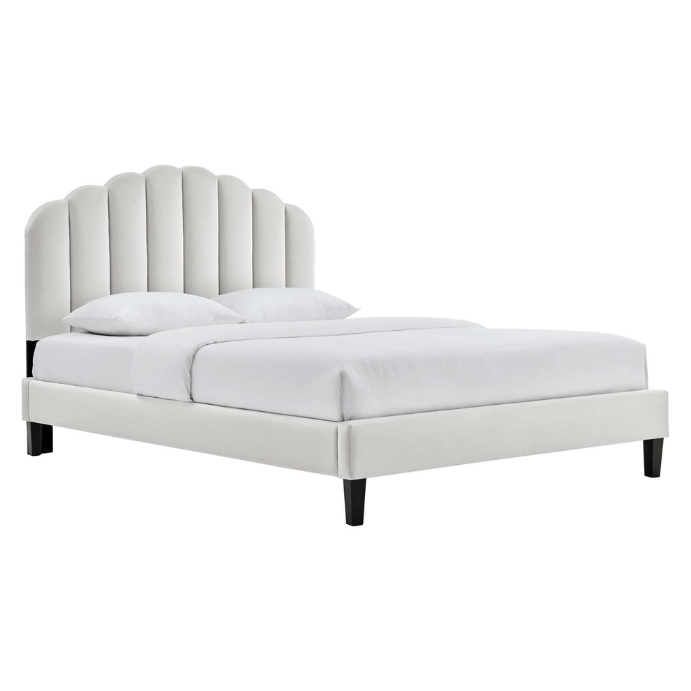 Daisy Performance Velvet Full Platform Bed By Modway - MOD-7039 | Beds | Modishstore - 20