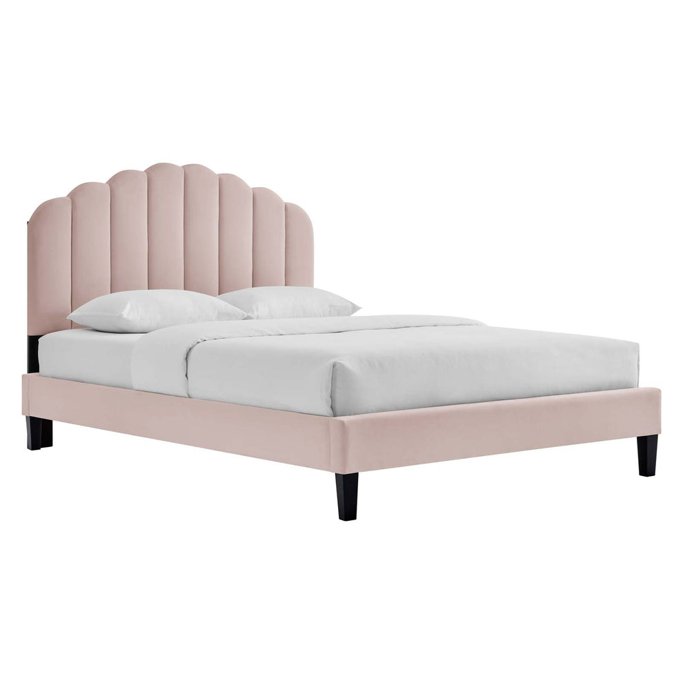 Daisy Performance Velvet Full Platform Bed By Modway - MOD-7039 | Beds | Modishstore - 44