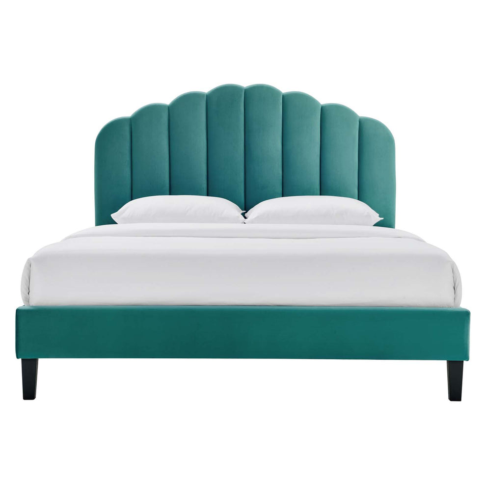 Daisy Performance Velvet Full Platform Bed By Modway - MOD-7039 | Beds | Modishstore - 55