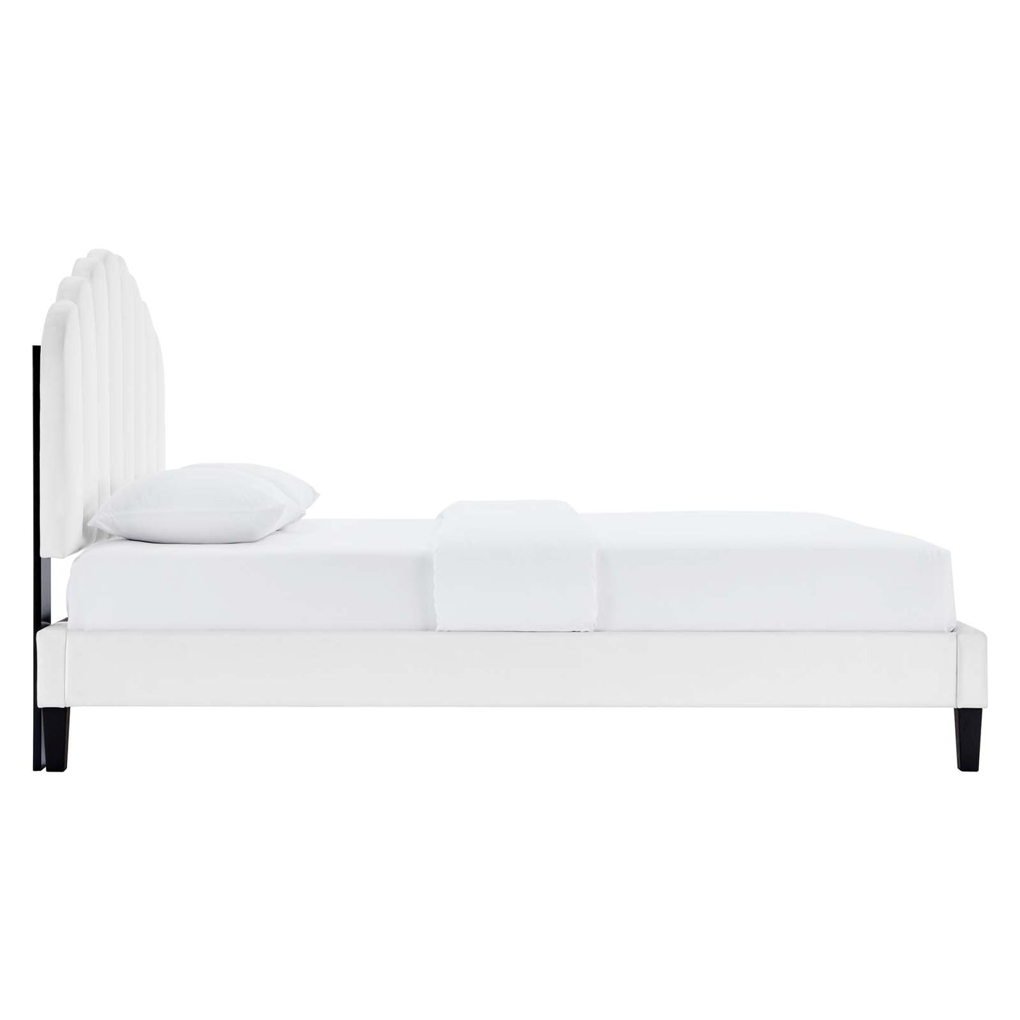 Daisy Performance Velvet Full Platform Bed By Modway - MOD-7039 | Beds | Modishstore - 62