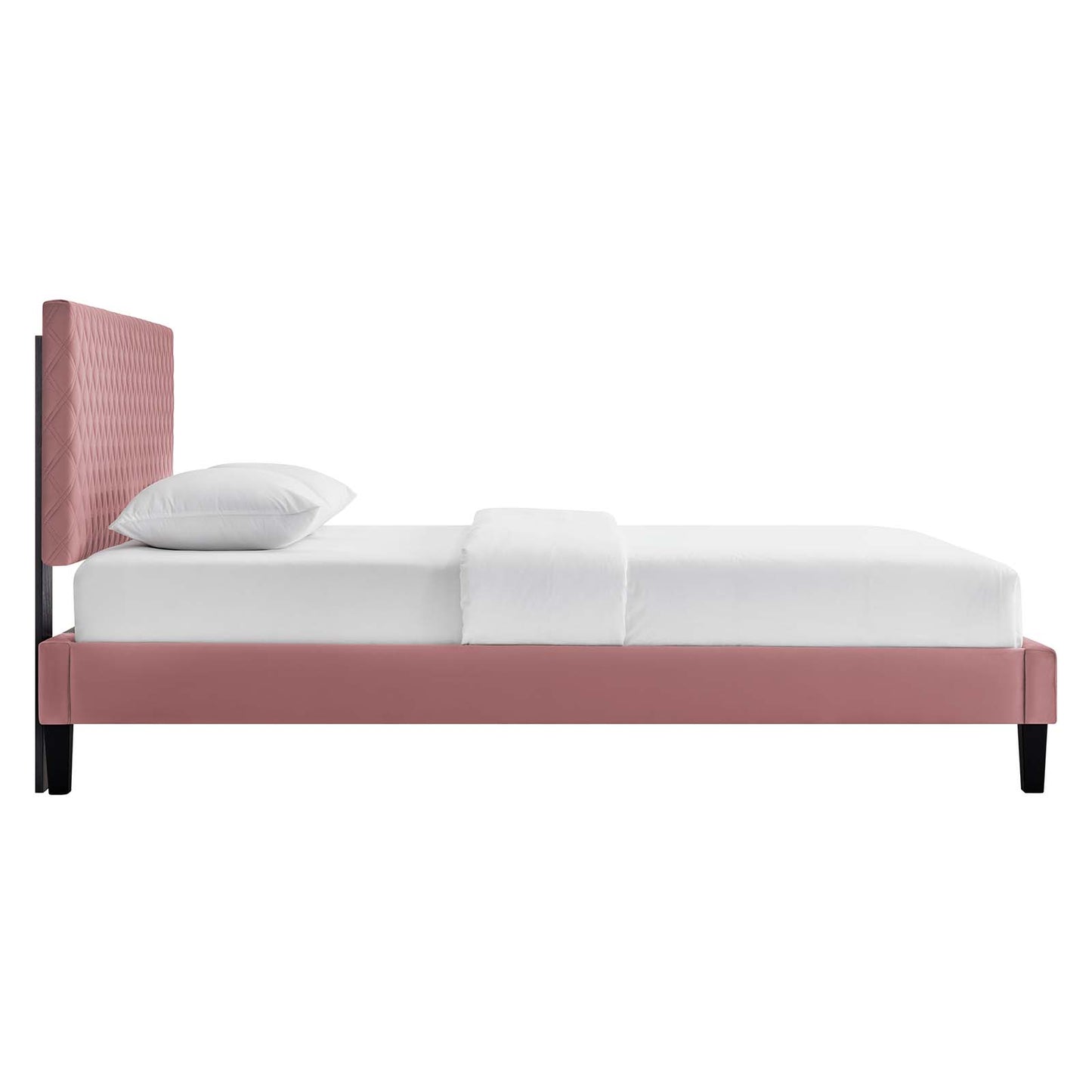 Garcelle Performance Velvet Full Platform Bed By Modway - MOD-7040 | Beds | Modishstore - 10