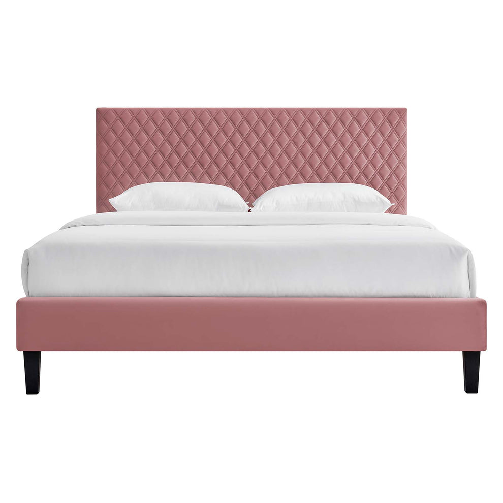 Garcelle Performance Velvet Full Platform Bed By Modway - MOD-7040 | Beds | Modishstore - 11