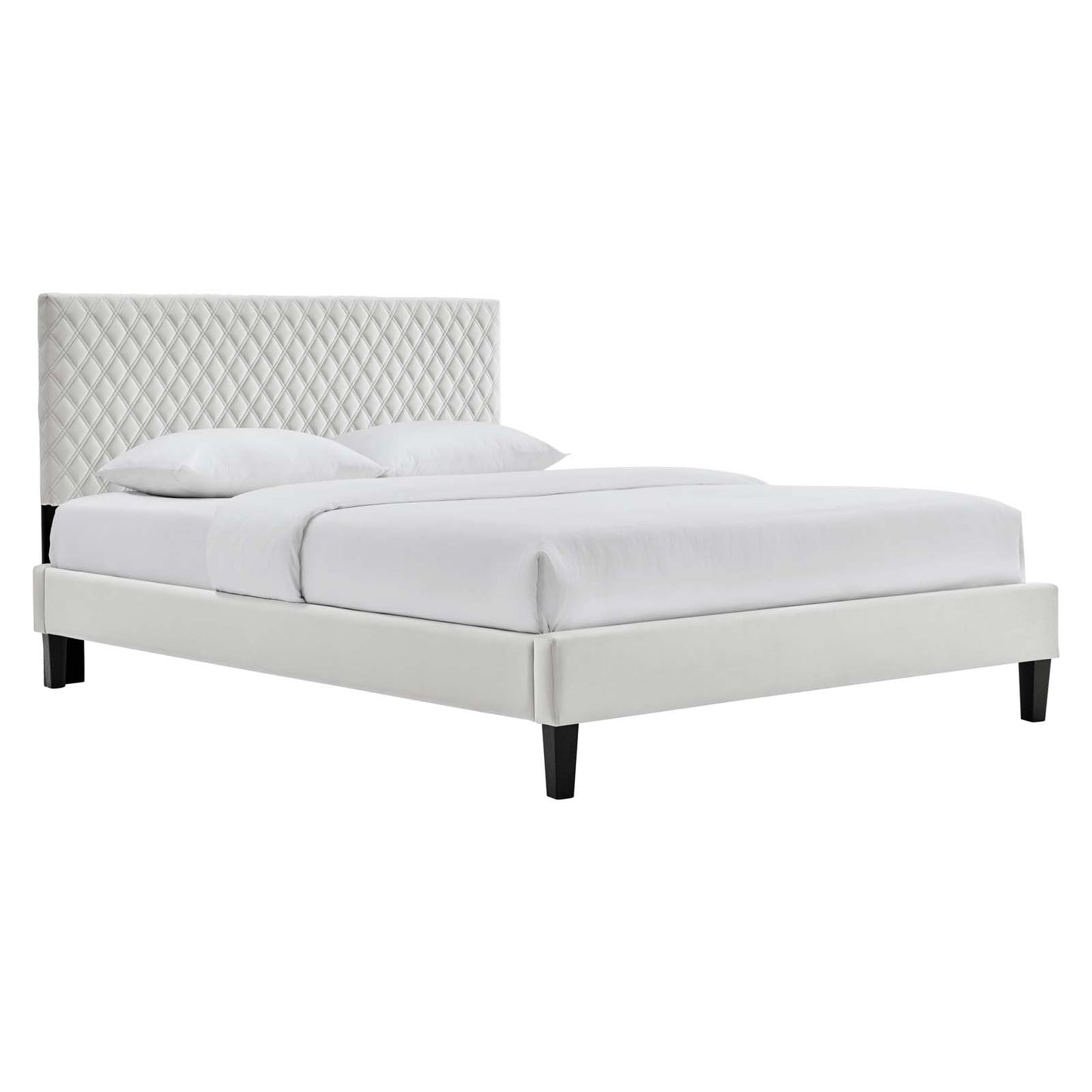 Garcelle Performance Velvet Full Platform Bed By Modway - MOD-7040 | Beds | Modishstore - 17
