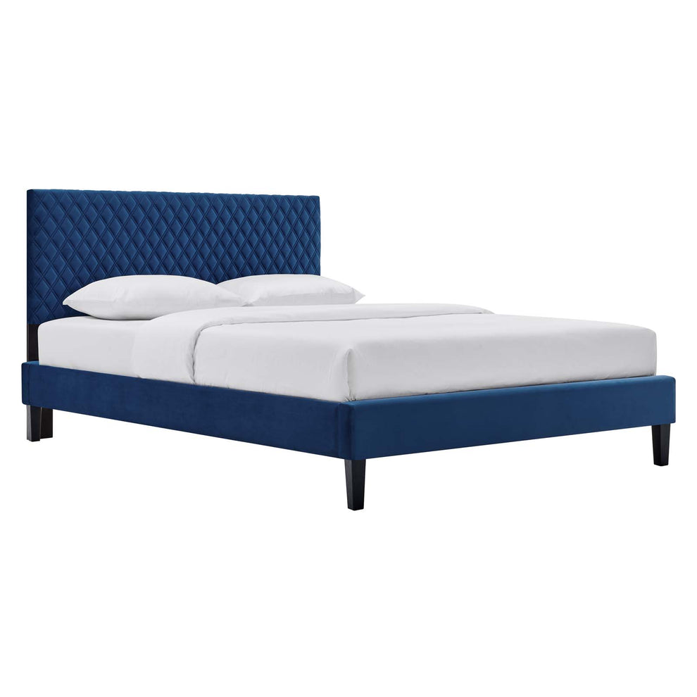 Garcelle Performance Velvet Full Platform Bed By Modway - MOD-7040 | Beds | Modishstore - 35