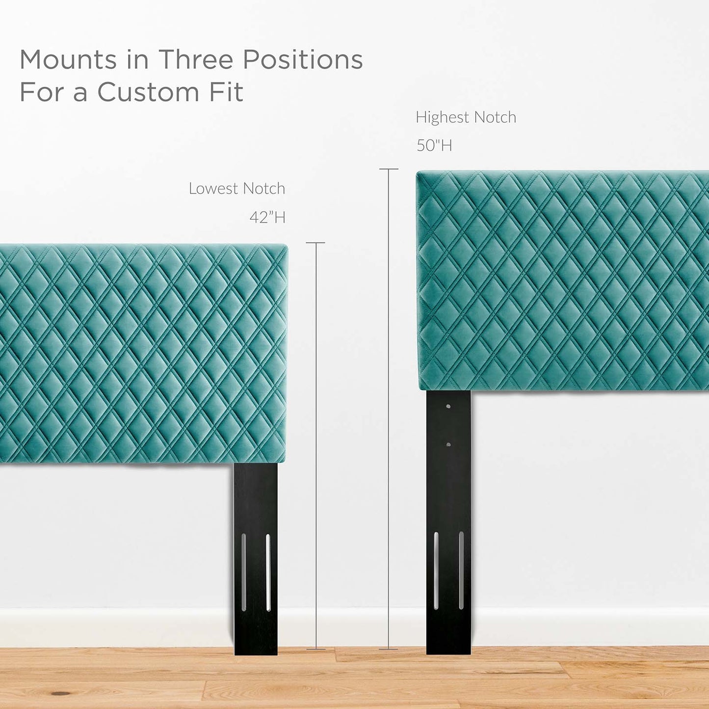 Garcelle Performance Velvet Full Platform Bed By Modway - MOD-7040 | Beds | Modishstore - 56