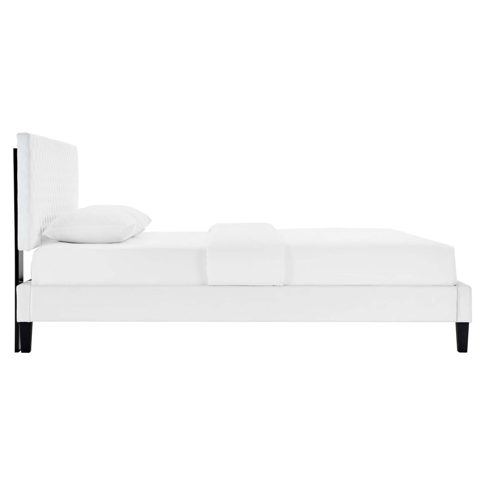 Garcelle Performance Velvet Full Platform Bed By Modway - MOD-7040 | Beds | Modishstore - 62