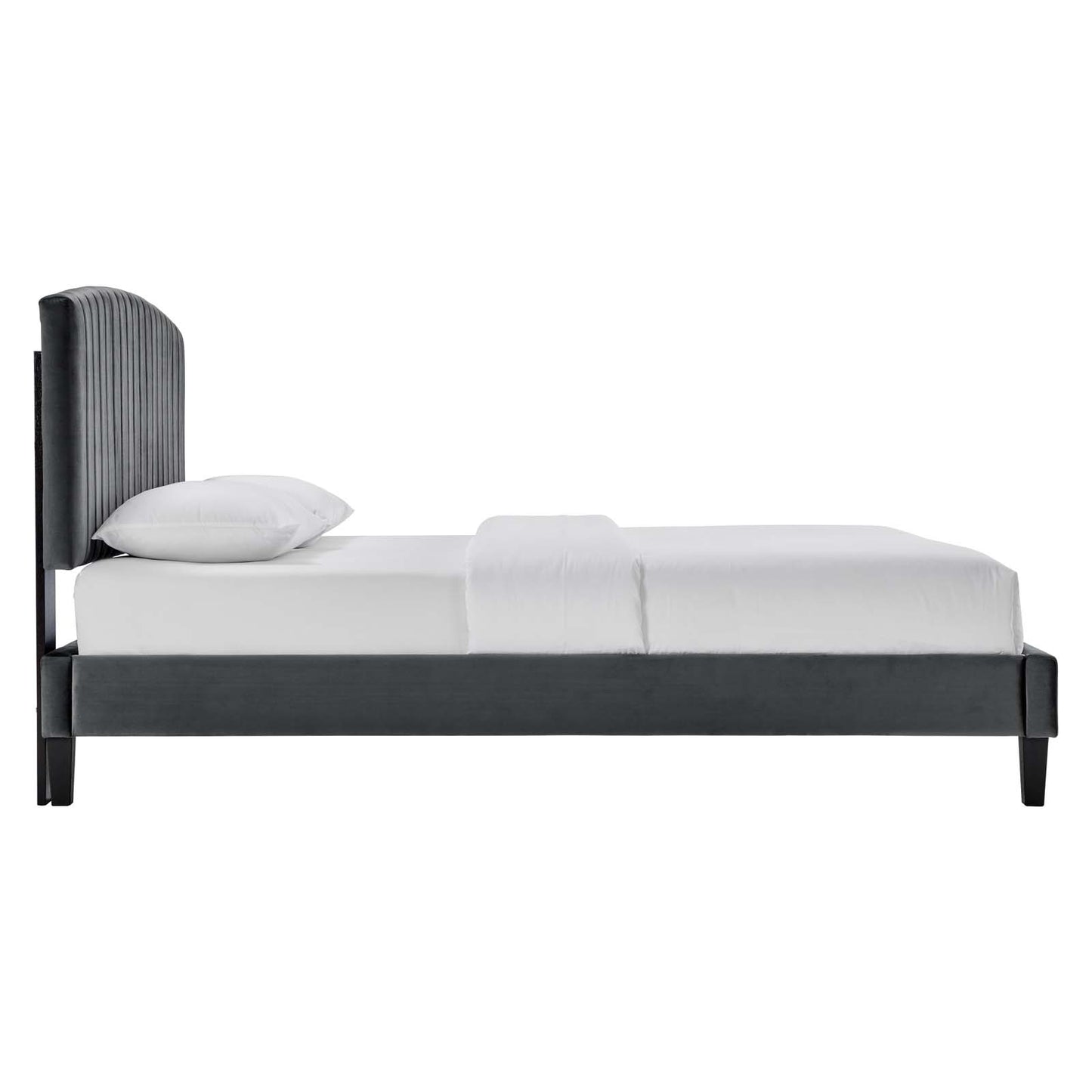 Alessi Performance Velvet Twin Platform Bed By Modway - MOD-7041 | Beds | Modishstore - 2