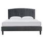 Alessi Performance Velvet Twin Platform Bed By Modway - MOD-7041 | Beds | Modishstore - 3