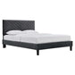 Roxanne Performance Velvet Twin Platform Bed By Modway - MOD-7042 | Beds | Modishstore - 1