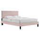 Garcelle Performance Velvet Twin Platform Bed By Modway - MOD-7044 | Beds | Modishstore - 43