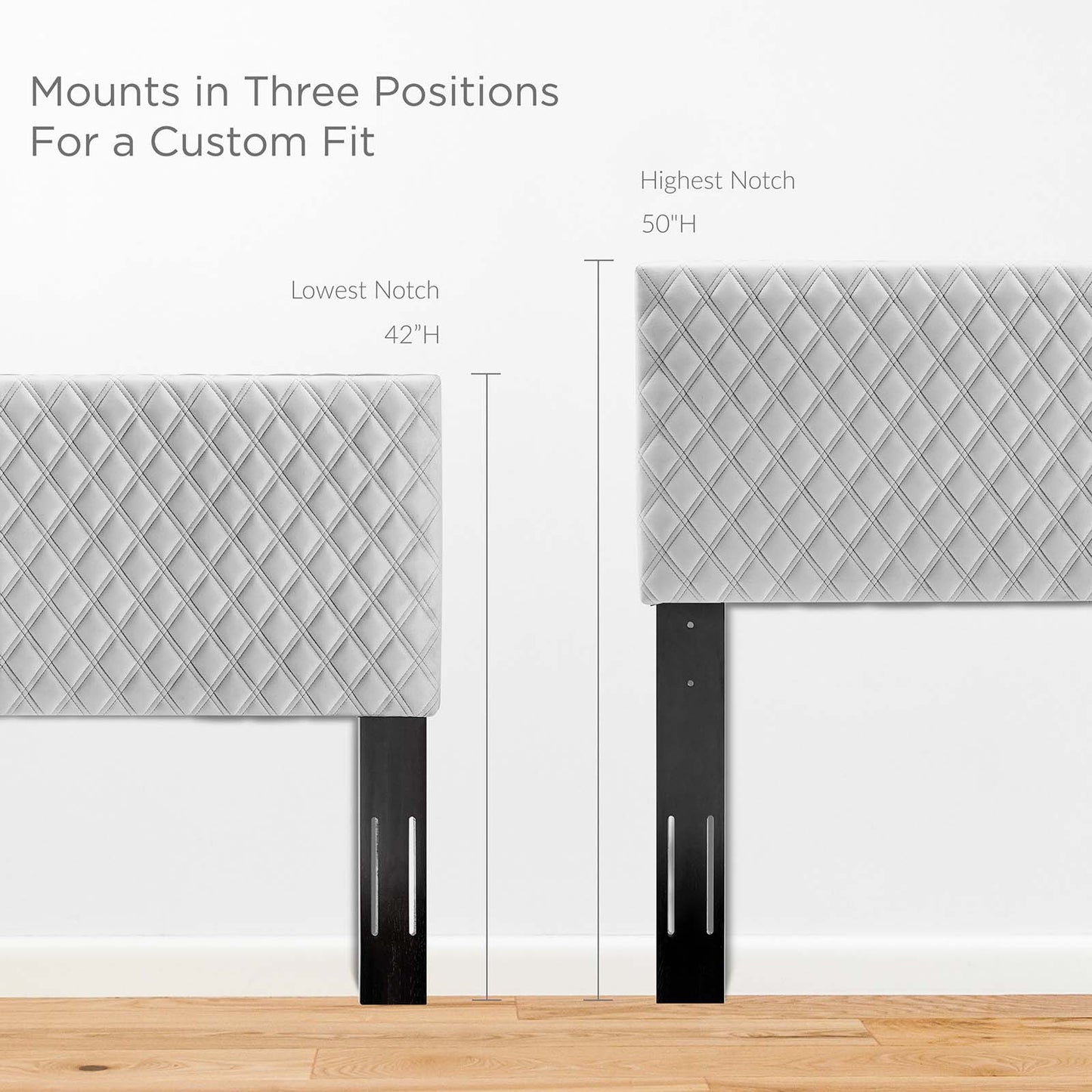 Garcelle Performance Velvet King Platform Bed By Modway - MOD-7048 | Beds | Modishstore - 21