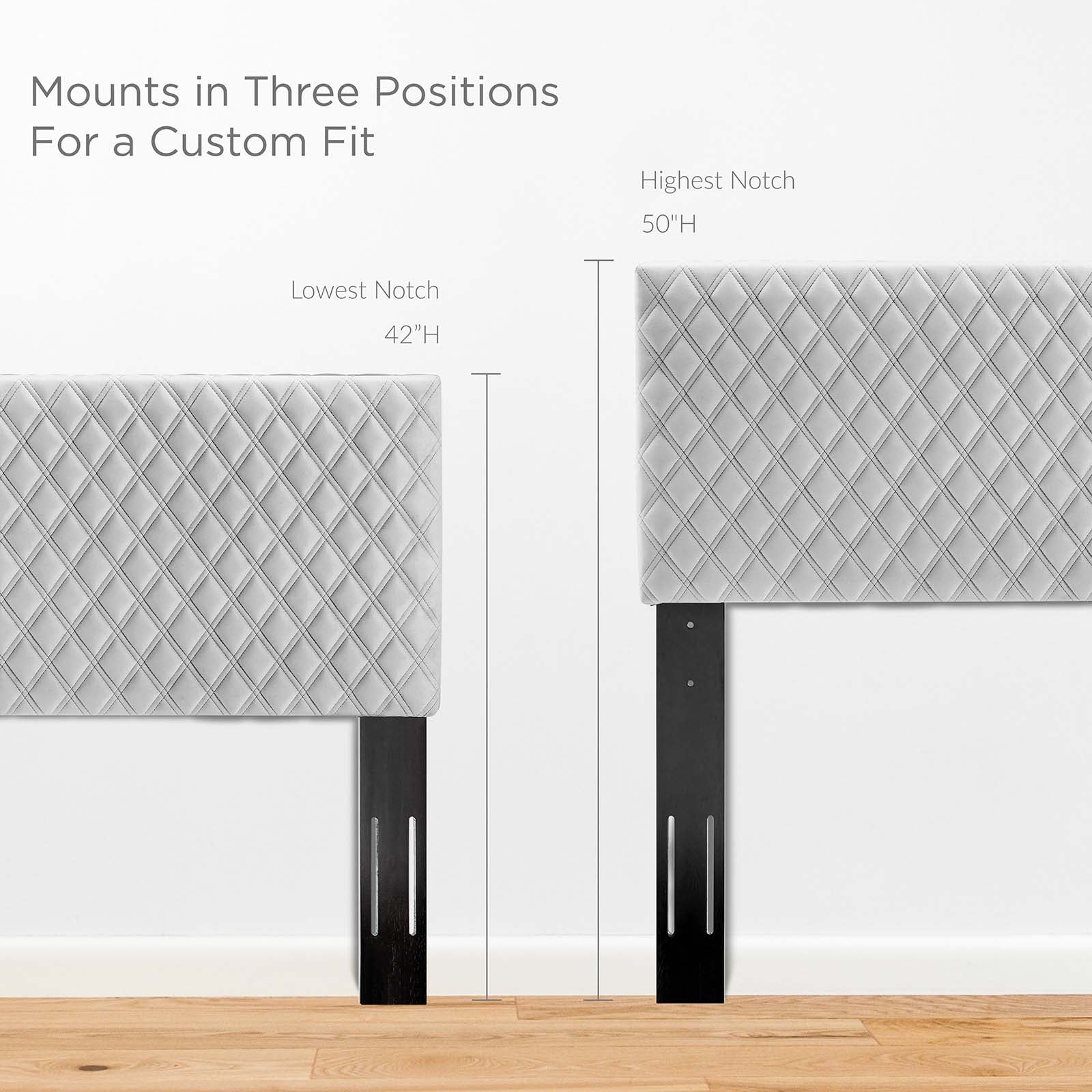 Garcelle Performance Velvet King Platform Bed By Modway - MOD-7048 | Beds | Modishstore - 21