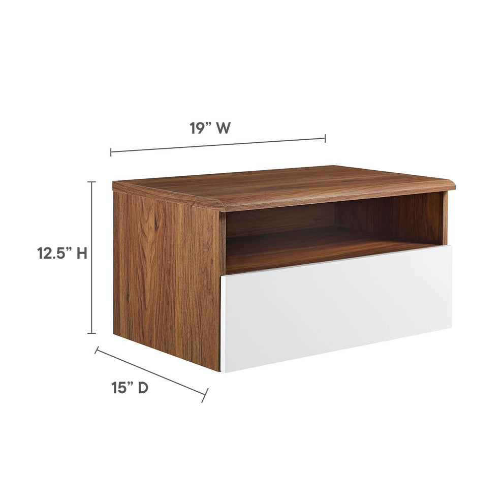 Envision Wall Mount Nightstand By Modway - MOD-7057 | Nightstands | Modishstore - 7