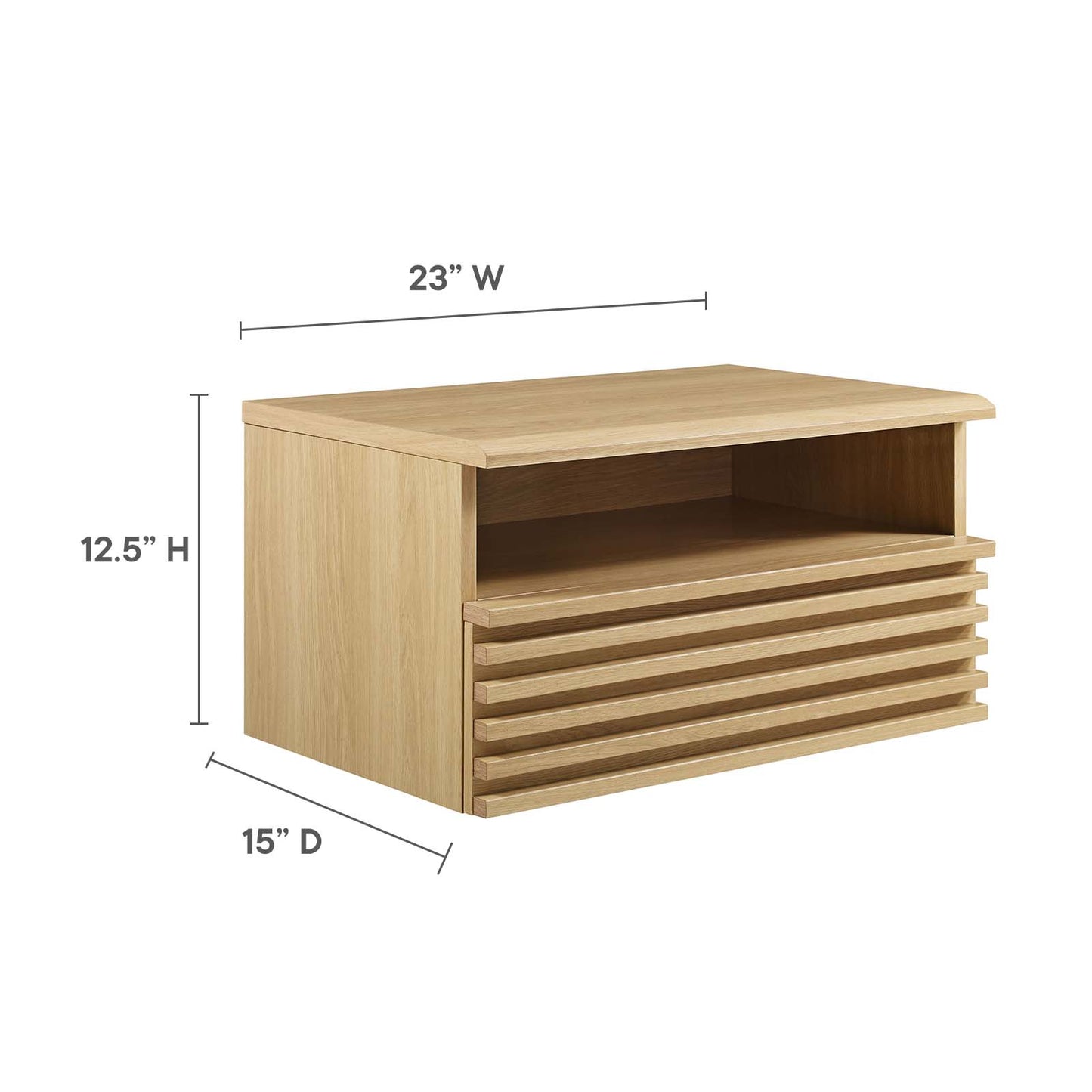 Render Wall-Mount Nightstand By Modway - MOD-7058 | Nightstands | Modishstore - 14