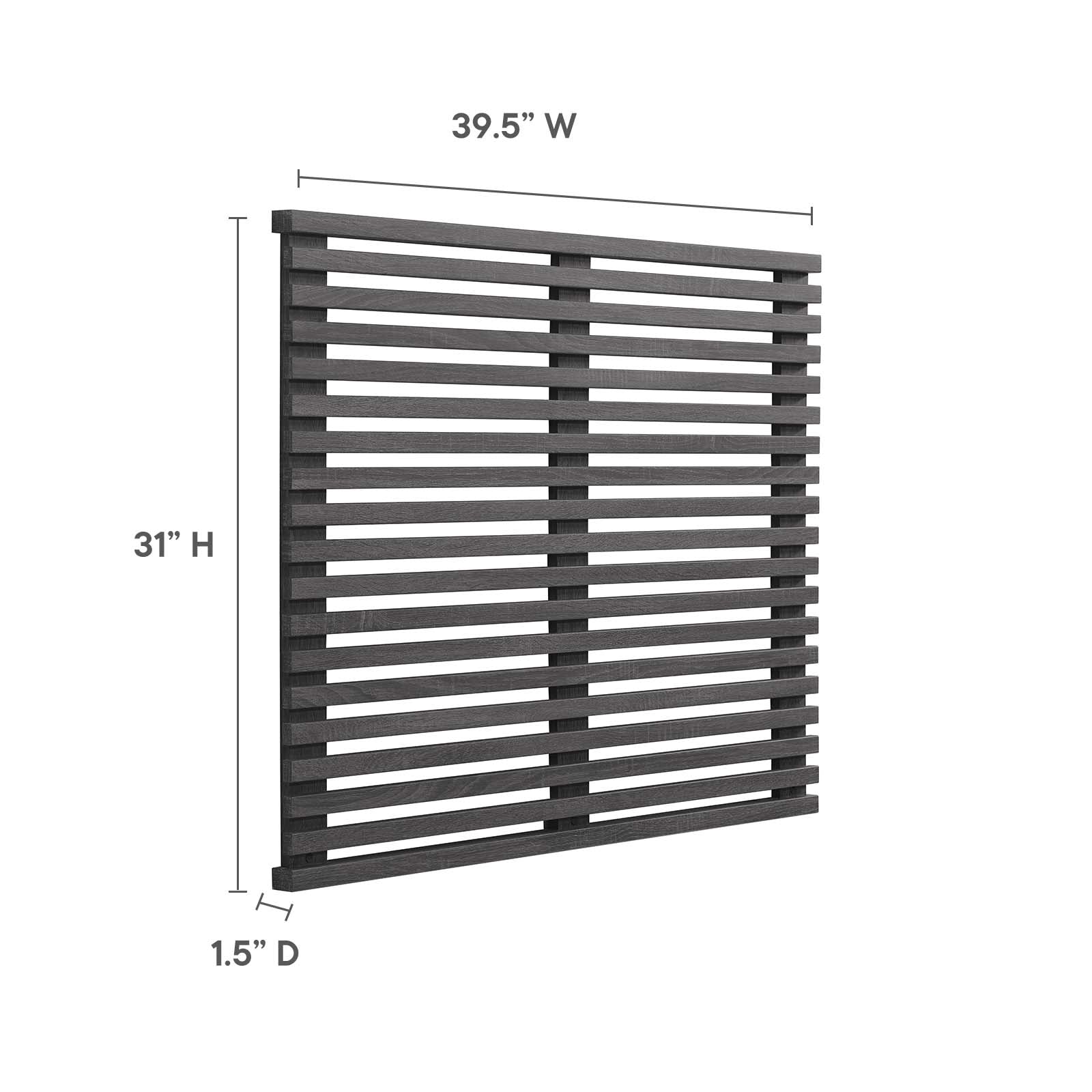 Render Wall Mount Twin Headboard By Modway - MOD-7061 | Headboards | Modishstore - 6