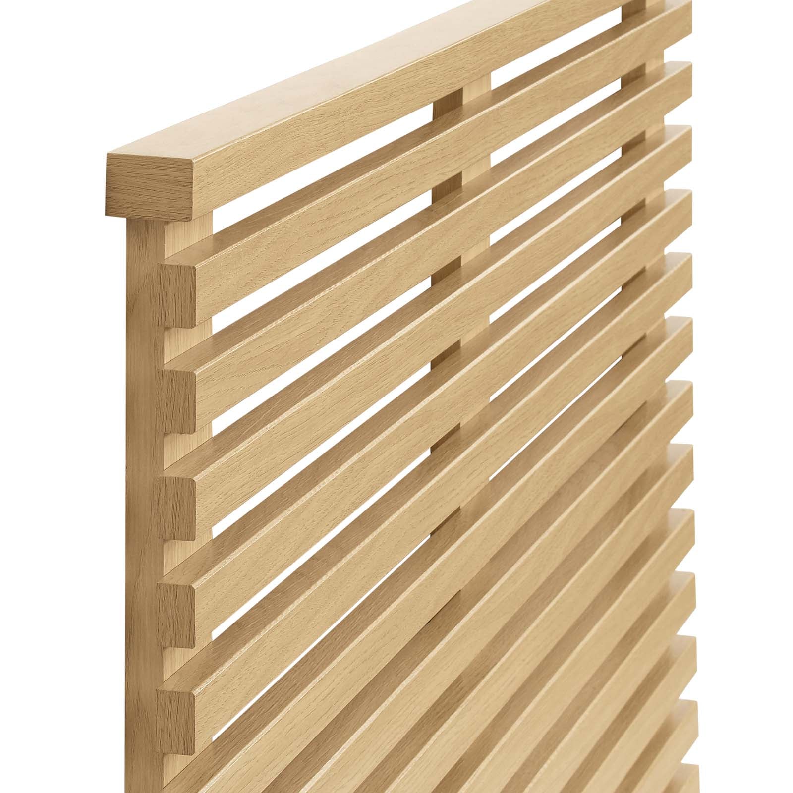 Modway Render Wall Mount Twin Wood Headboard Walnut â MOD-7061