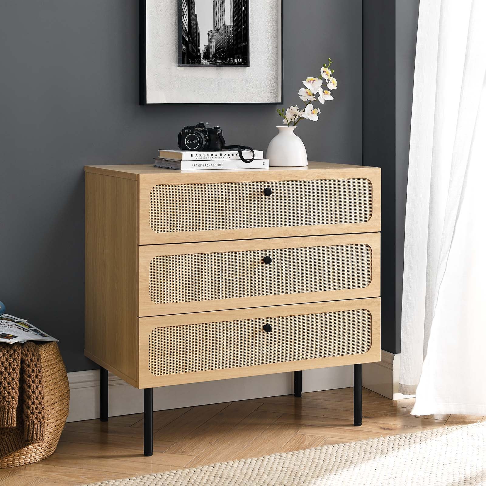 Chaucer 3-Drawer Chest By Modway - MOD-7064 | Drawers | Modishstore - 16