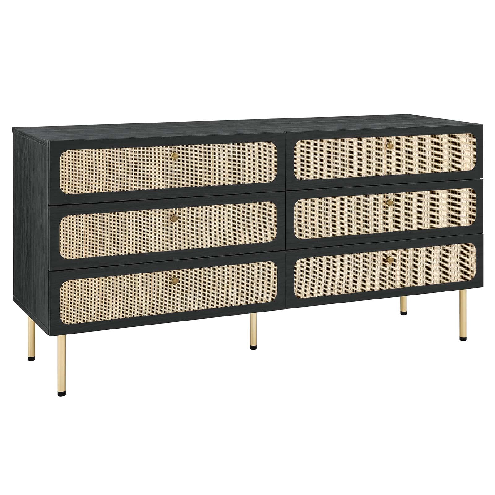 linen covered dresser Aspen Provence 7-Drawer Dresser in Linen