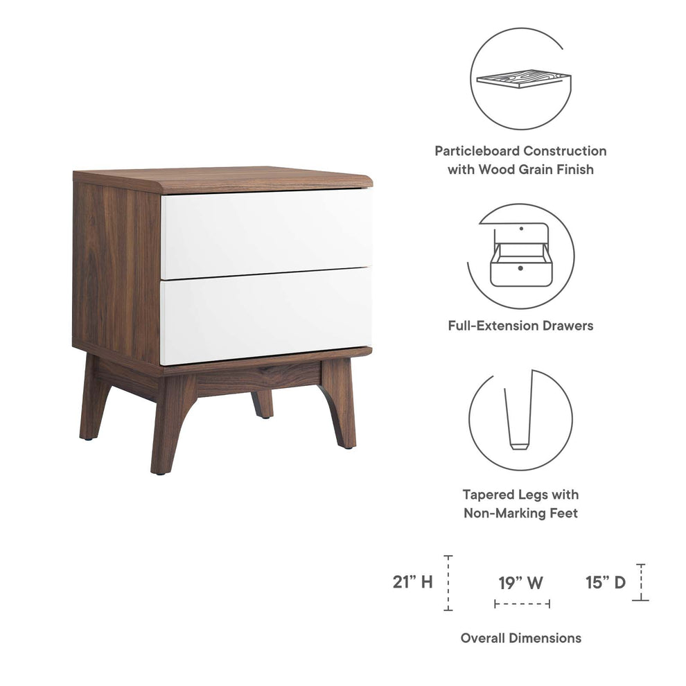 Envision 2-Drawer Nightstand By Modway - MOD-7069 | Nightstands | Modishstore - 5