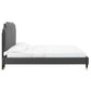 Colette King Performance Velvet Platform Bed By Modway - MOD-7074 | Beds | Modishstore - 11