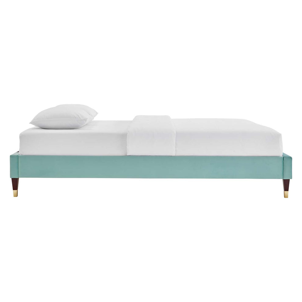 Colette King Performance Velvet Platform Bed By Modway - MOD-7074 | Beds | Modishstore - 64