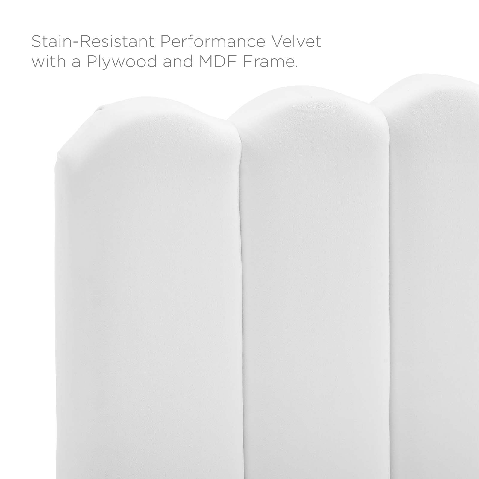 Reagan King Performance Velvet Platform Bed By Modway - MOD-7076 | Beds | Modishstore - 118