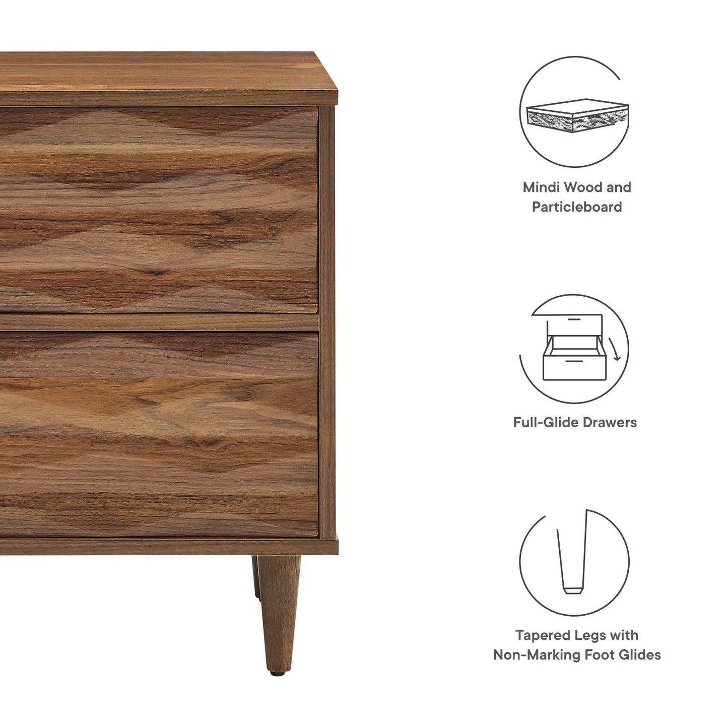 Vespera 2-Drawer Nightstand By Modway - MOD-7080 | Nightstands | Modishstore - 13