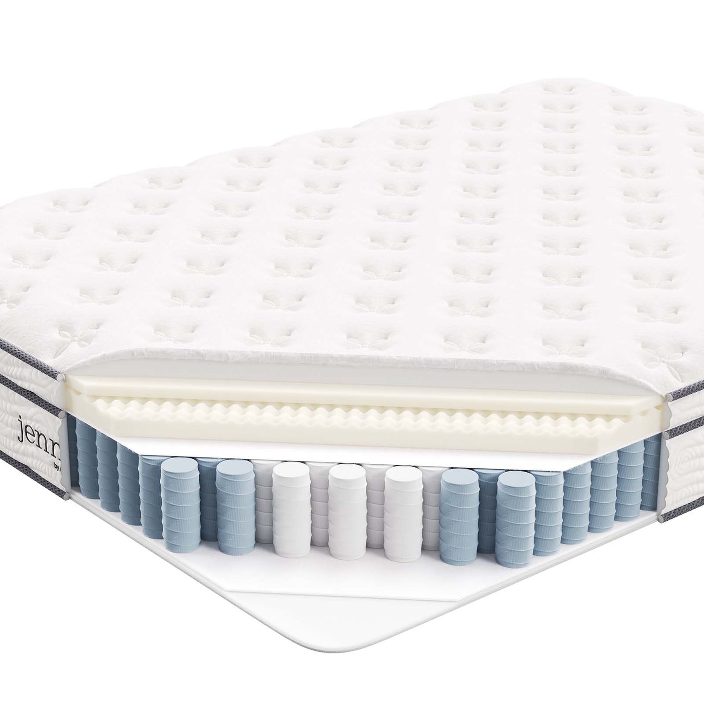 Jenna 12" Innerspring and Foam Queen Mattress By Modway - MOD-7089 | Mattresses | Modishstore - 6