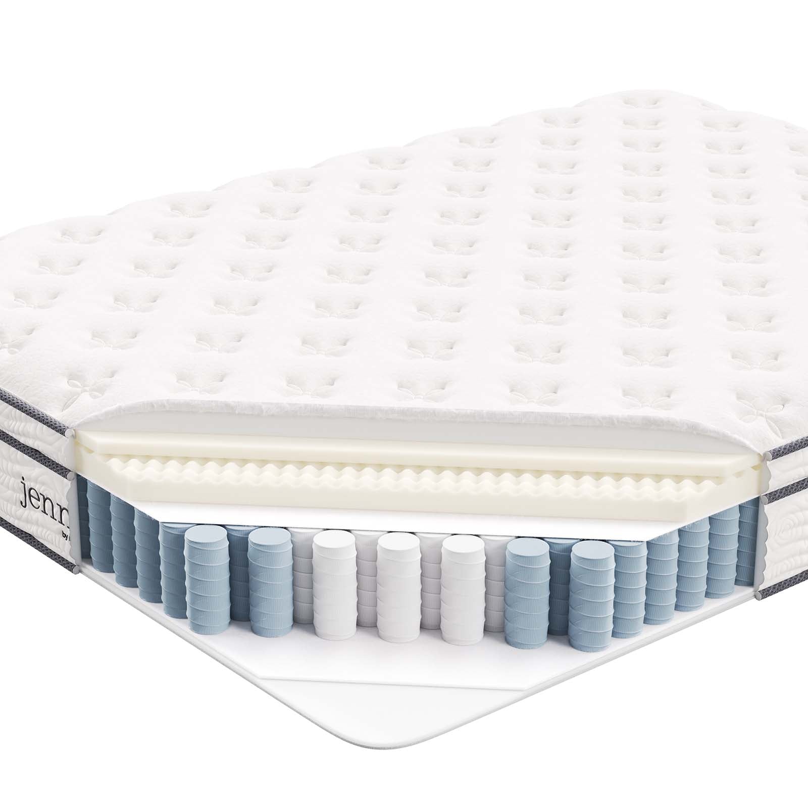 Jenna 12" Innerspring and Foam Queen Mattress By Modway - MOD-7089 | Mattresses | Modishstore - 6