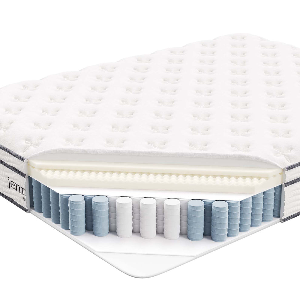 Jenna 12" Innerspring and Foam Queen Mattress By Modway - MOD-7089 | Mattresses | Modishstore - 6