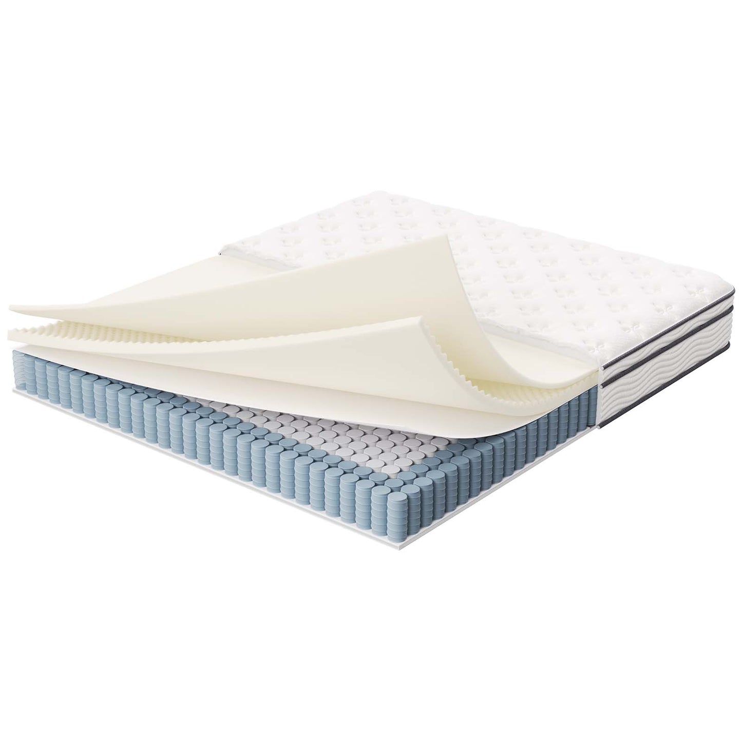Jenna 12" Innerspring and Foam California King Mattress By Modway - MOD-7091 | Mattresses | Modishstore - 7