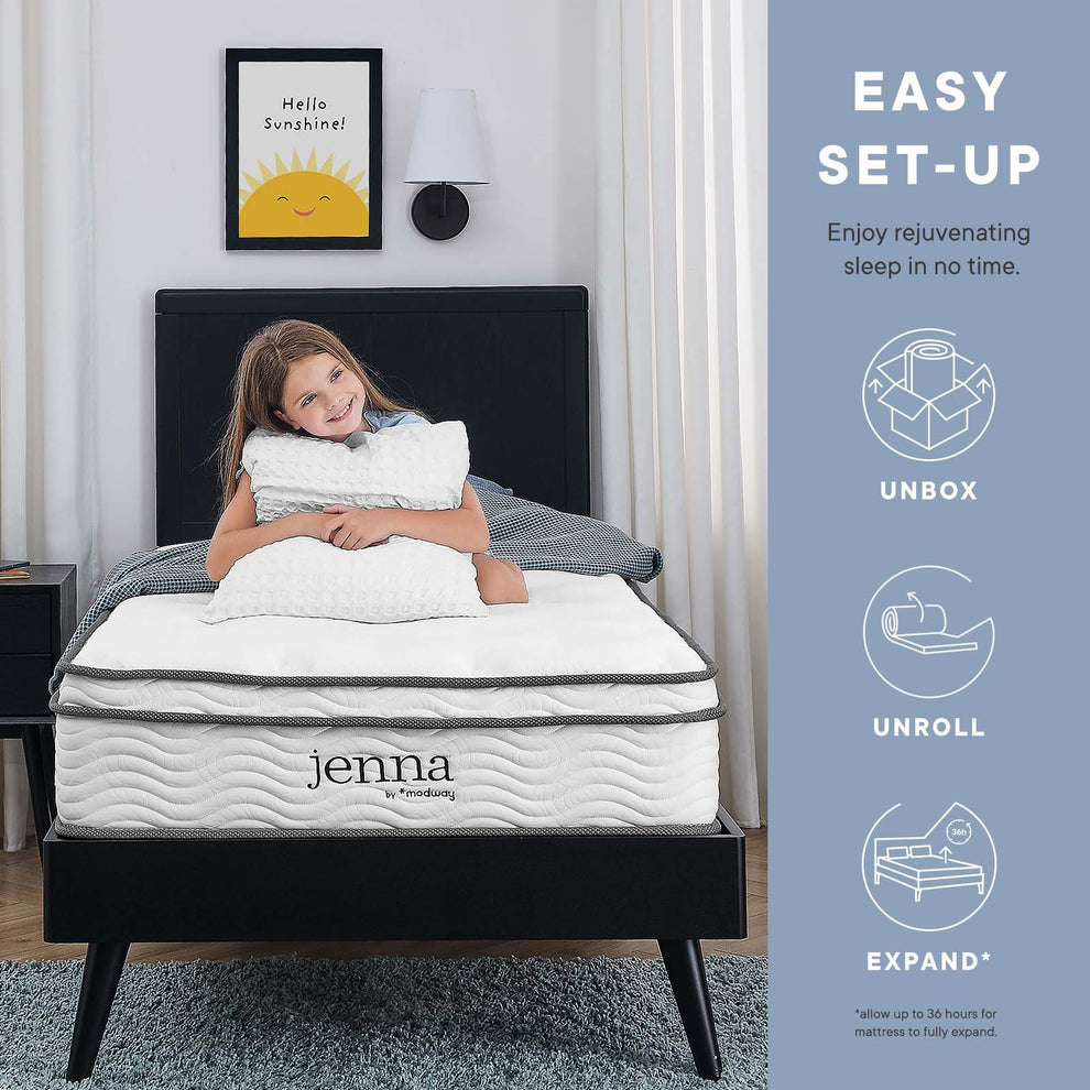 Jenna 6" Innerspring and Foam Twin Mattress By Modway - MOD-7093 | Mattresses | Modishstore - 13
