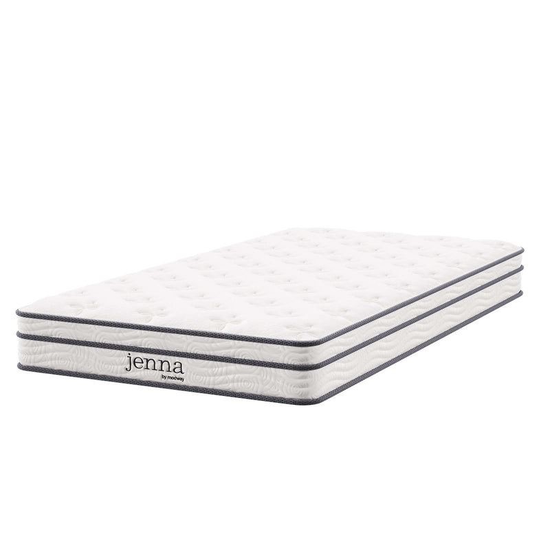 Jenna 6" Innerspring and Foam Twin Mattress By Modway - MOD-7093 | Mattresses | Modishstore - 1