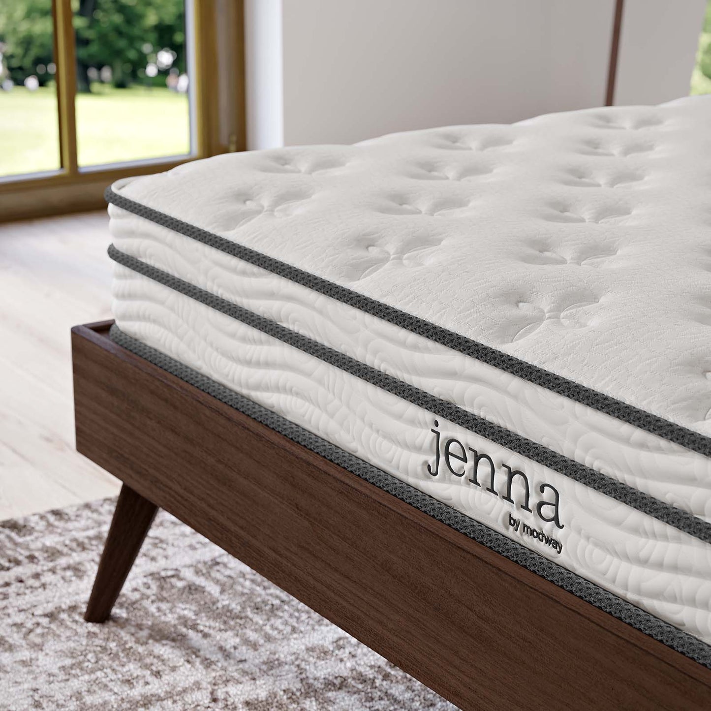 Jenna 6" Innerspring and Foam Queen Mattress By Modway - MOD-7095 | Mattresses | Modishstore - 15