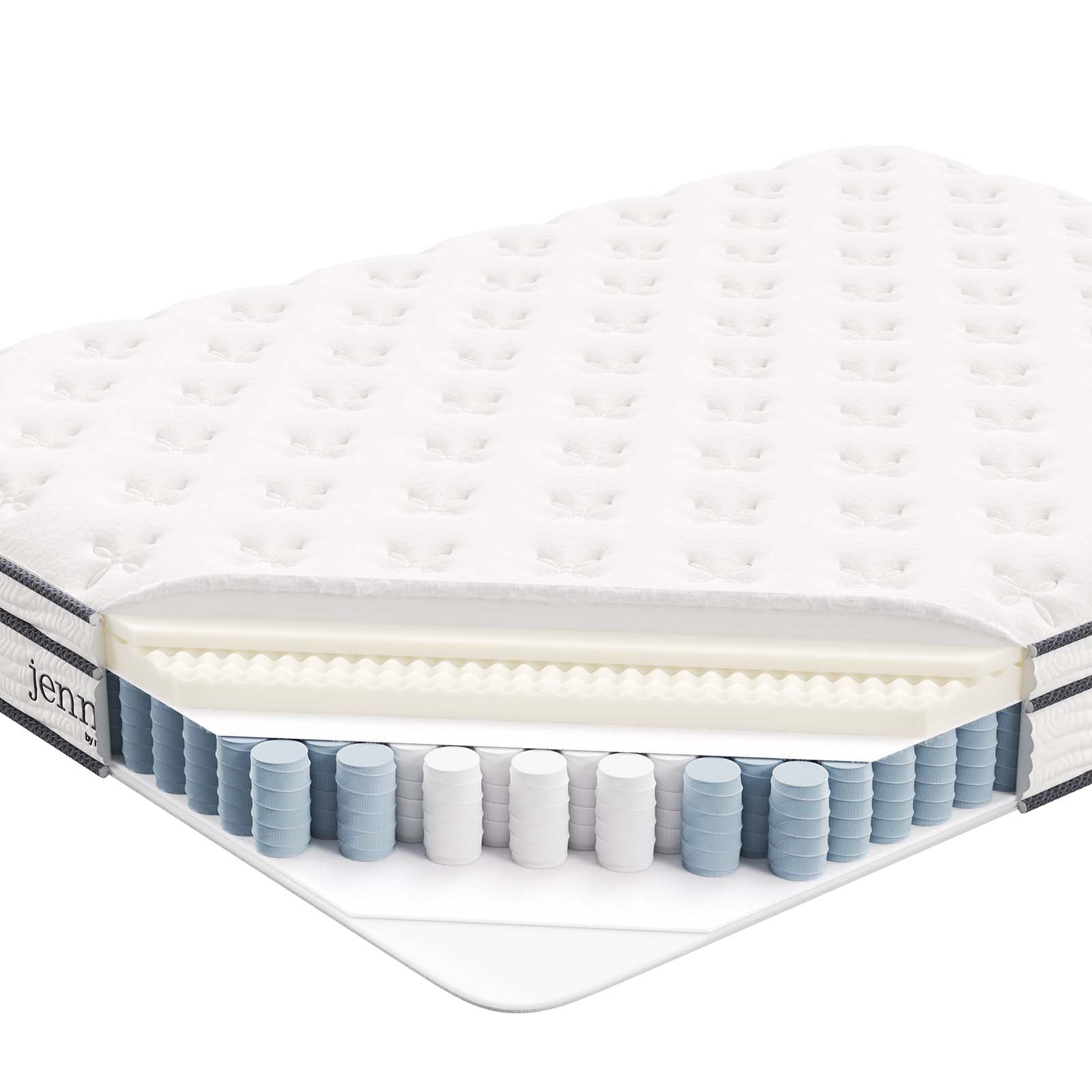 Jenna 6" Innerspring and Foam Queen Mattress By Modway - MOD-7095 | Mattresses | Modishstore - 6