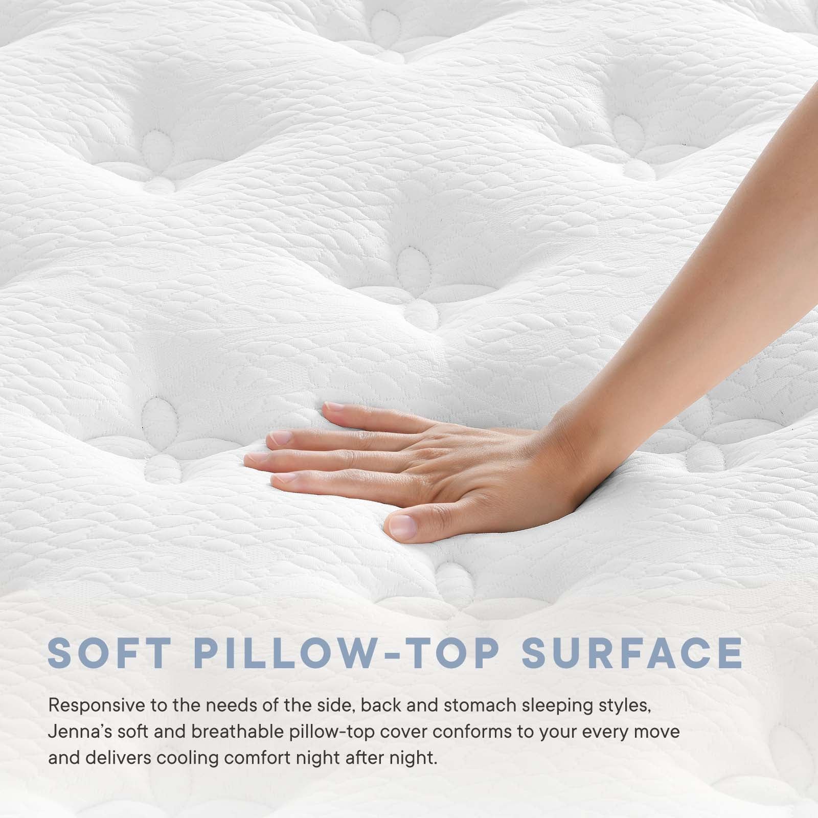Jenna 6" Innerspring and Foam King Mattress By Modway - MOD-7096 | Mattresses | Modishstore - 12