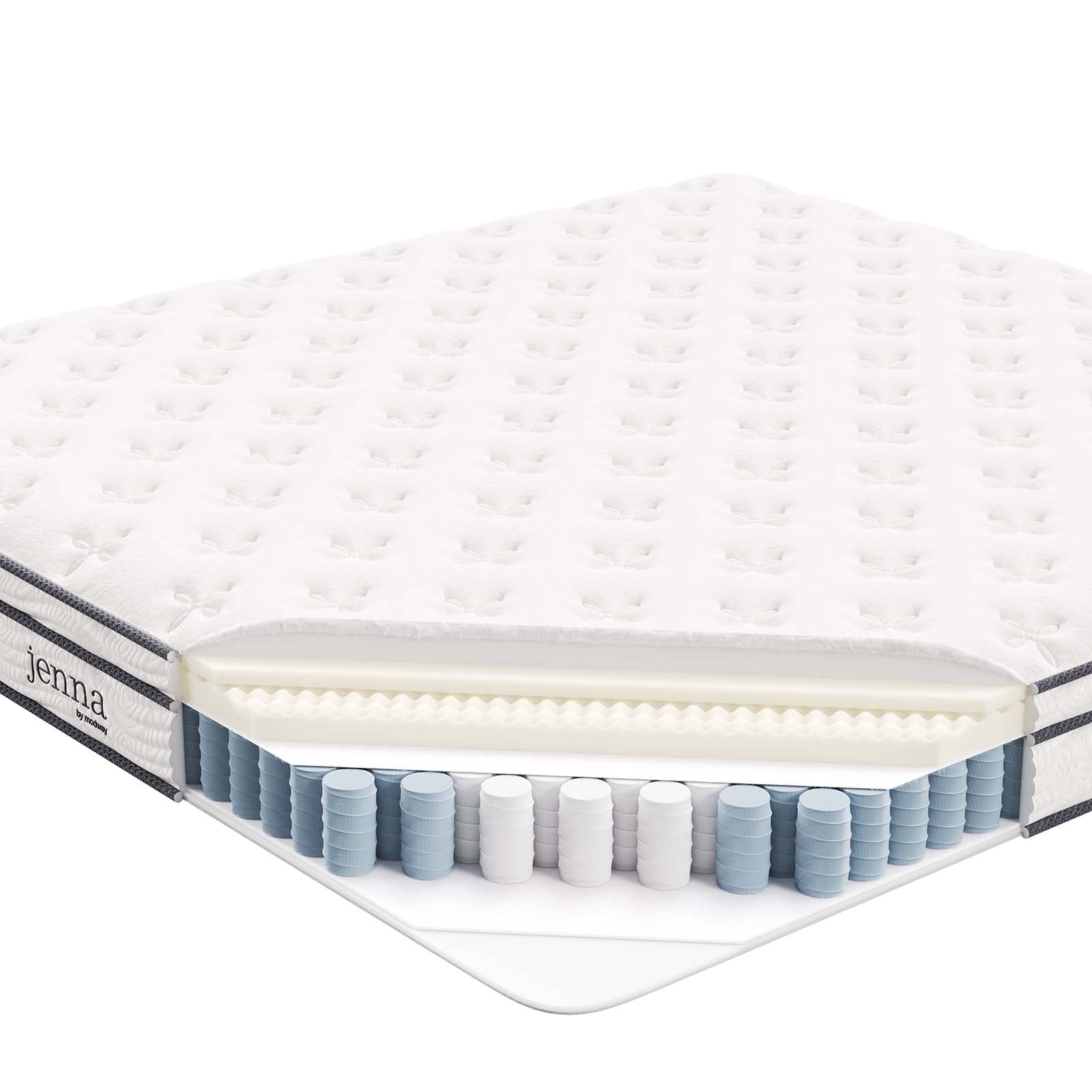 Jenna 6" Innerspring and Foam King Mattress By Modway - MOD-7096 | Mattresses | Modishstore - 6