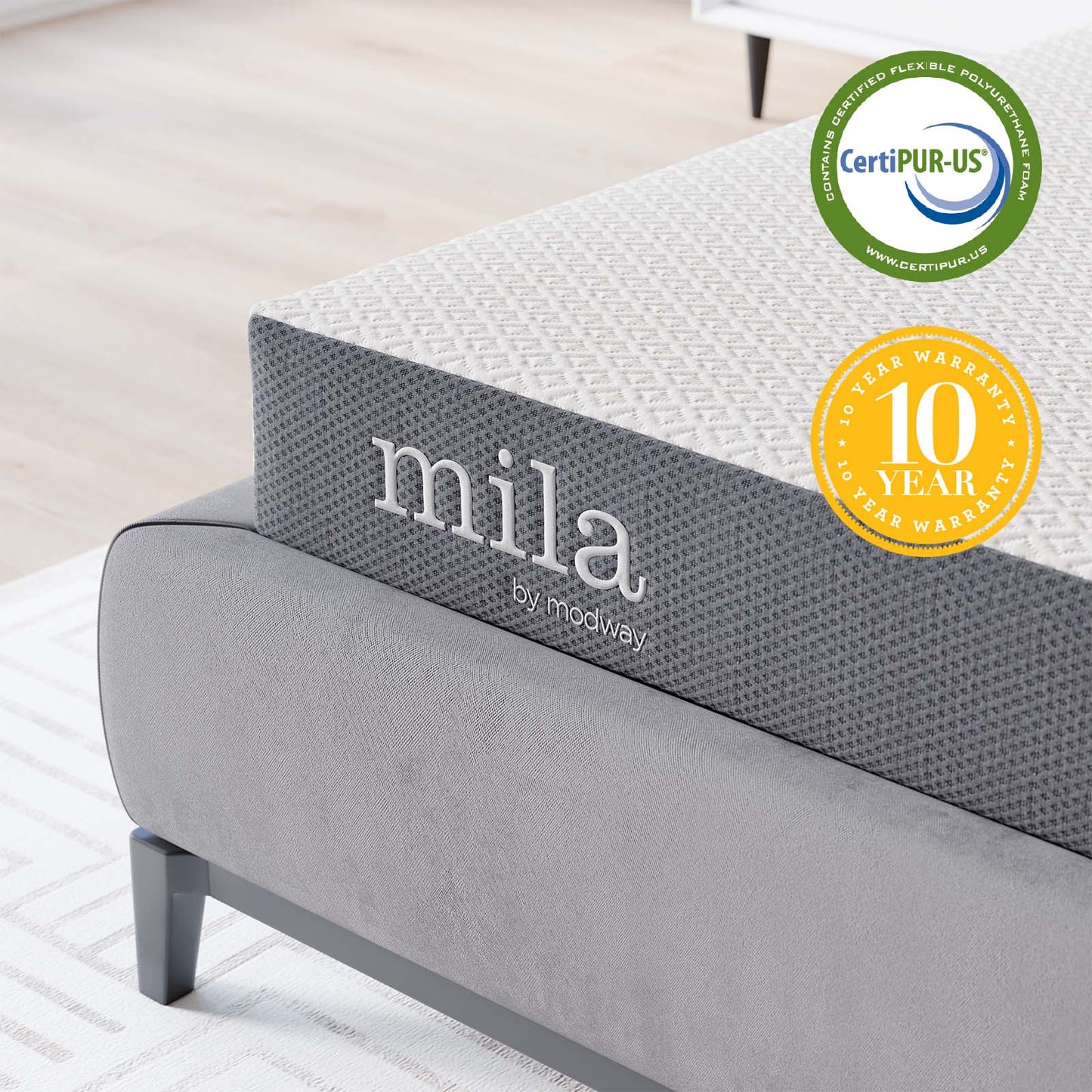 Mila 5" Queen Mattress By Modway - MOD-7101 | Mattresses | Modishstore - 13