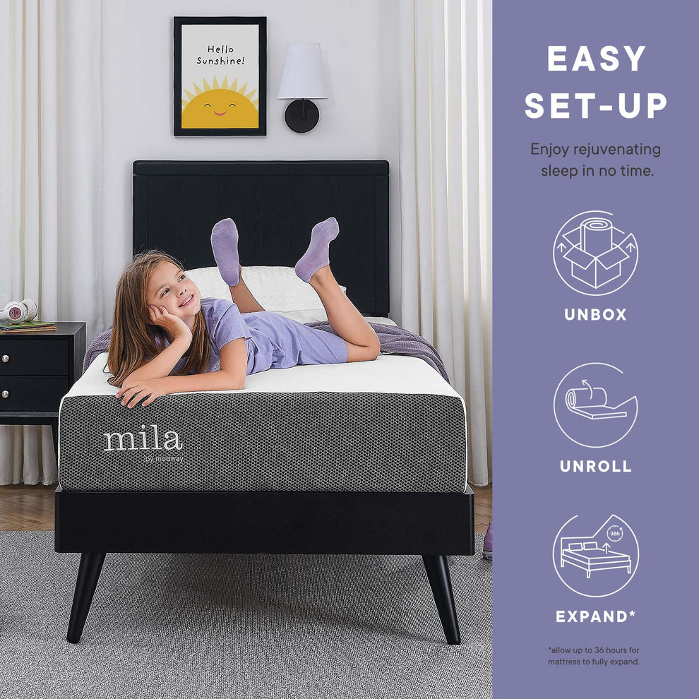 Mila 12" Twin Mattress By Modway - MOD-7102 | Mattresses | Modishstore - 9